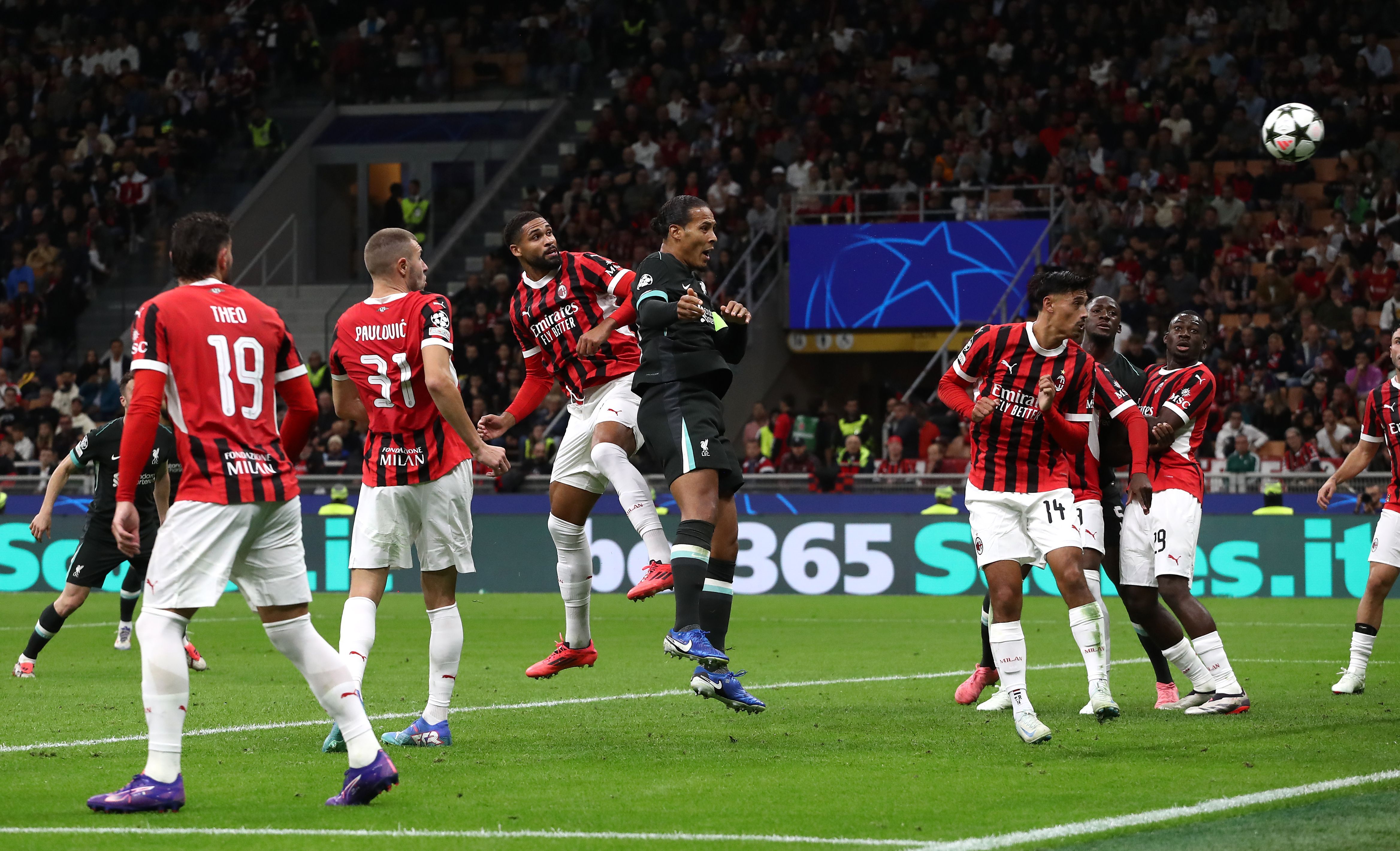 AC Milan and Liverpool met in the Champions League last season