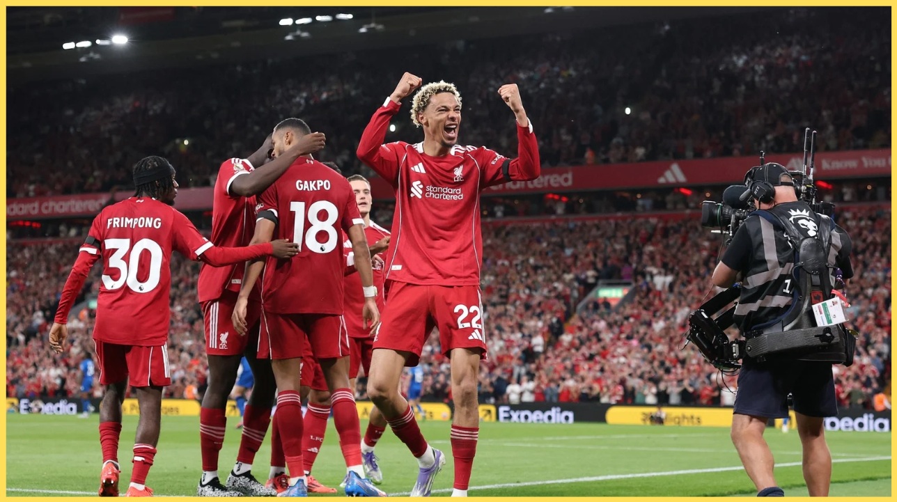 Hugo Ekitike loved hearing his name being chanted at Anfield