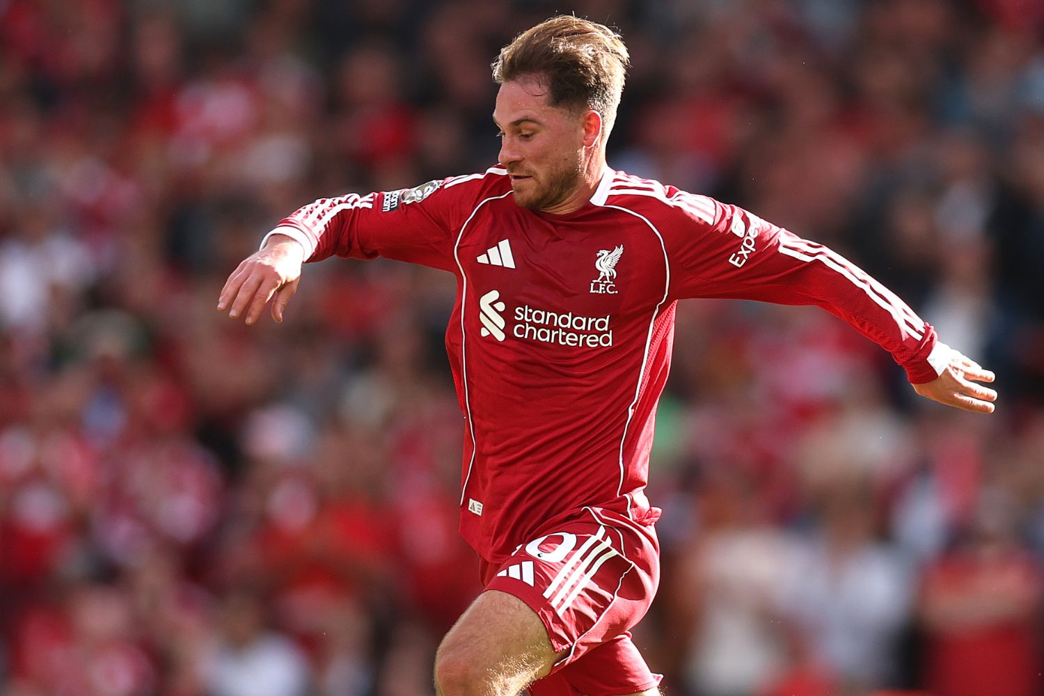 Alexis Mac Allister in action for Liverpool