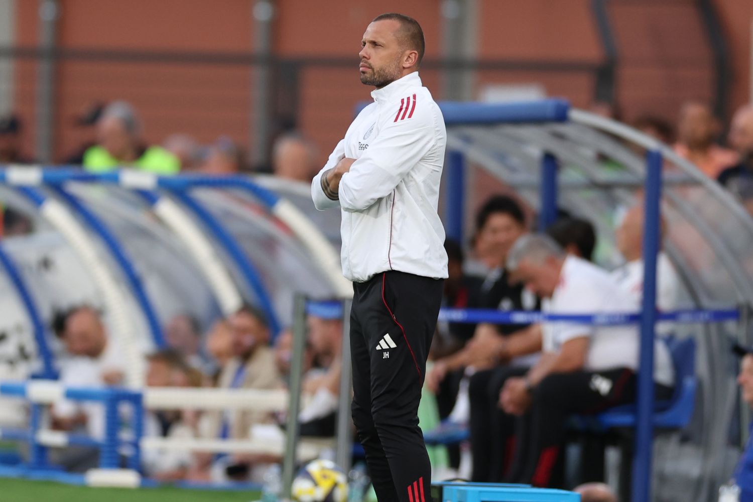 Johnny Heitinga coaching Ajax
