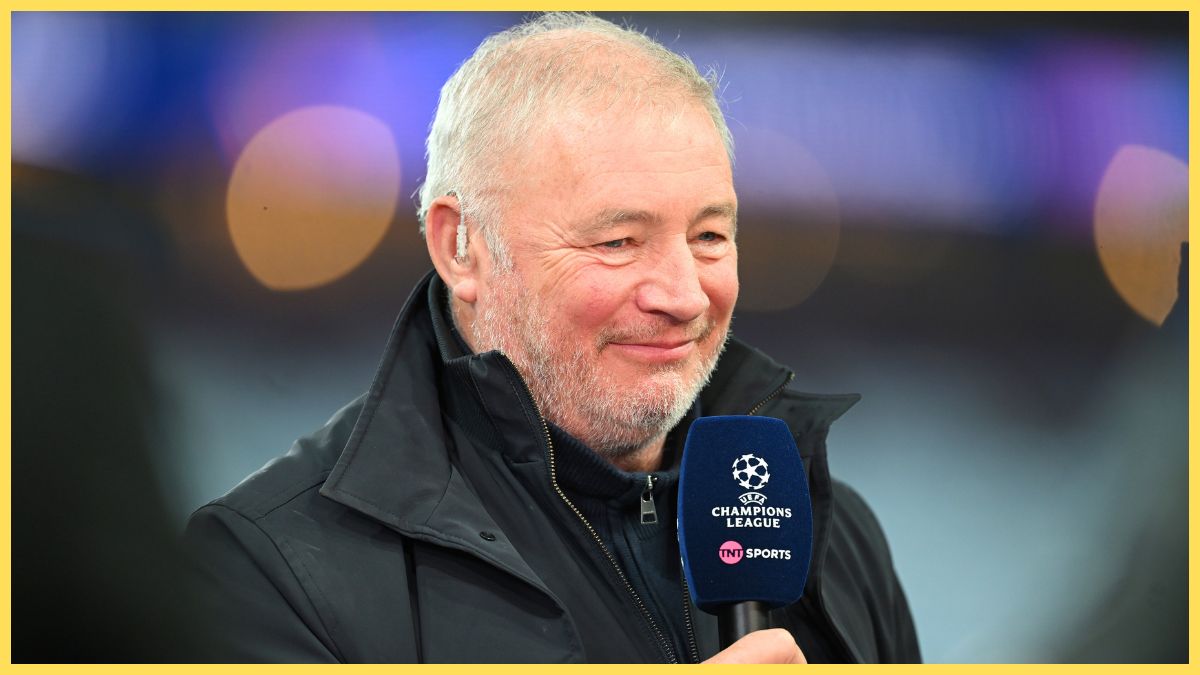 Ally McCoist on commentating duty in the Champions League