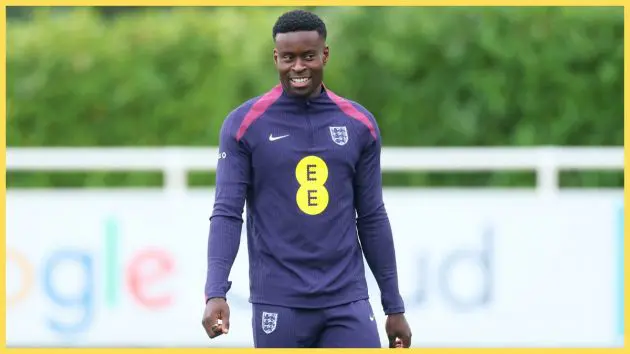 Marc Guehi in England training
