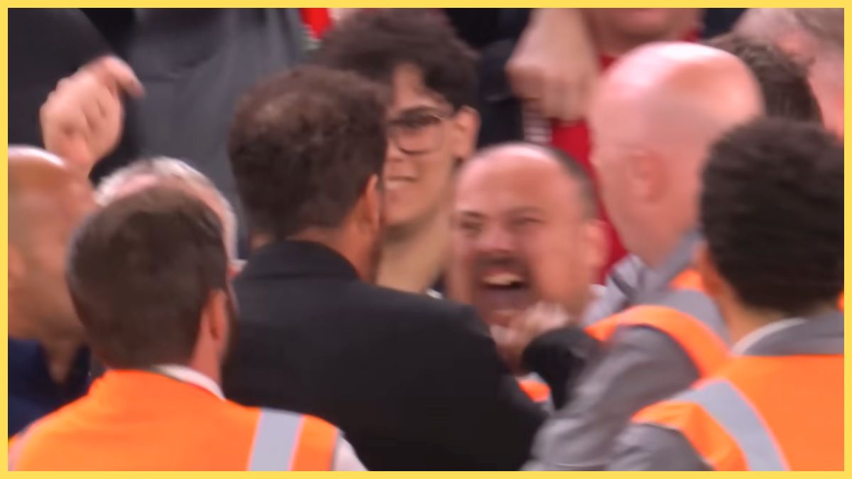 Liverpool fan laughs at Diego Simeone