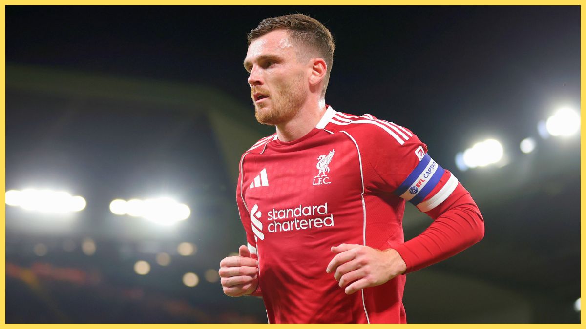 Andy Robertson against Southampton at Anfield