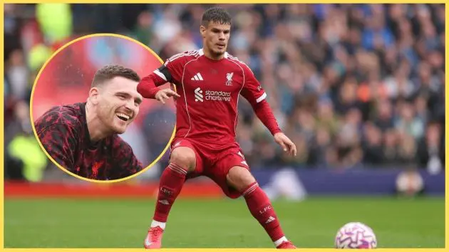 Milos Kerkez is praised by Andy Robertson