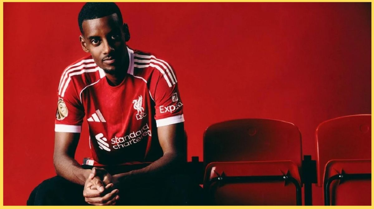Alexander Isak sous le maillot de Liverpool