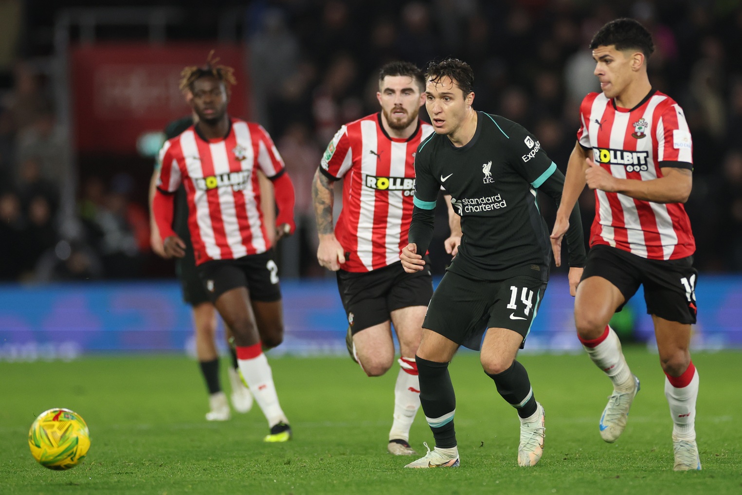 Liverpool and Southampton will meet in the Carabao Cup for the second season in a row