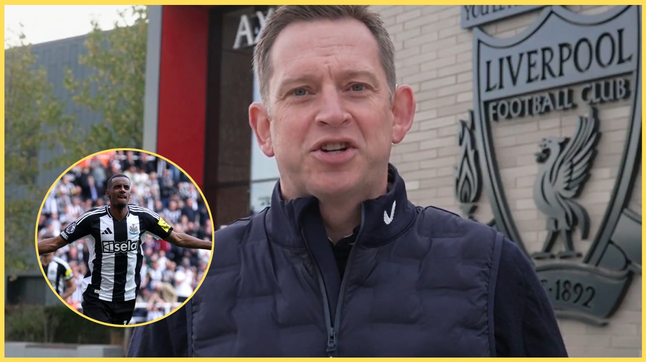 Vinny O'Connor reported that Alexander Isak has arrived at Liverpool for his medical