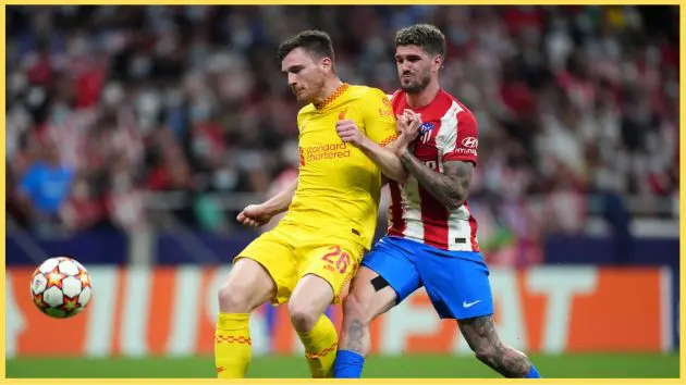 Andy Robertson admitted that he thought about potentially joining Atletico Madrid in the summer