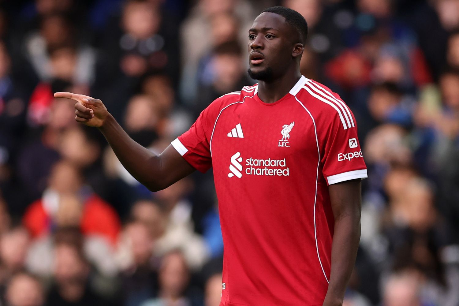 Ibou Konate against Chelsea