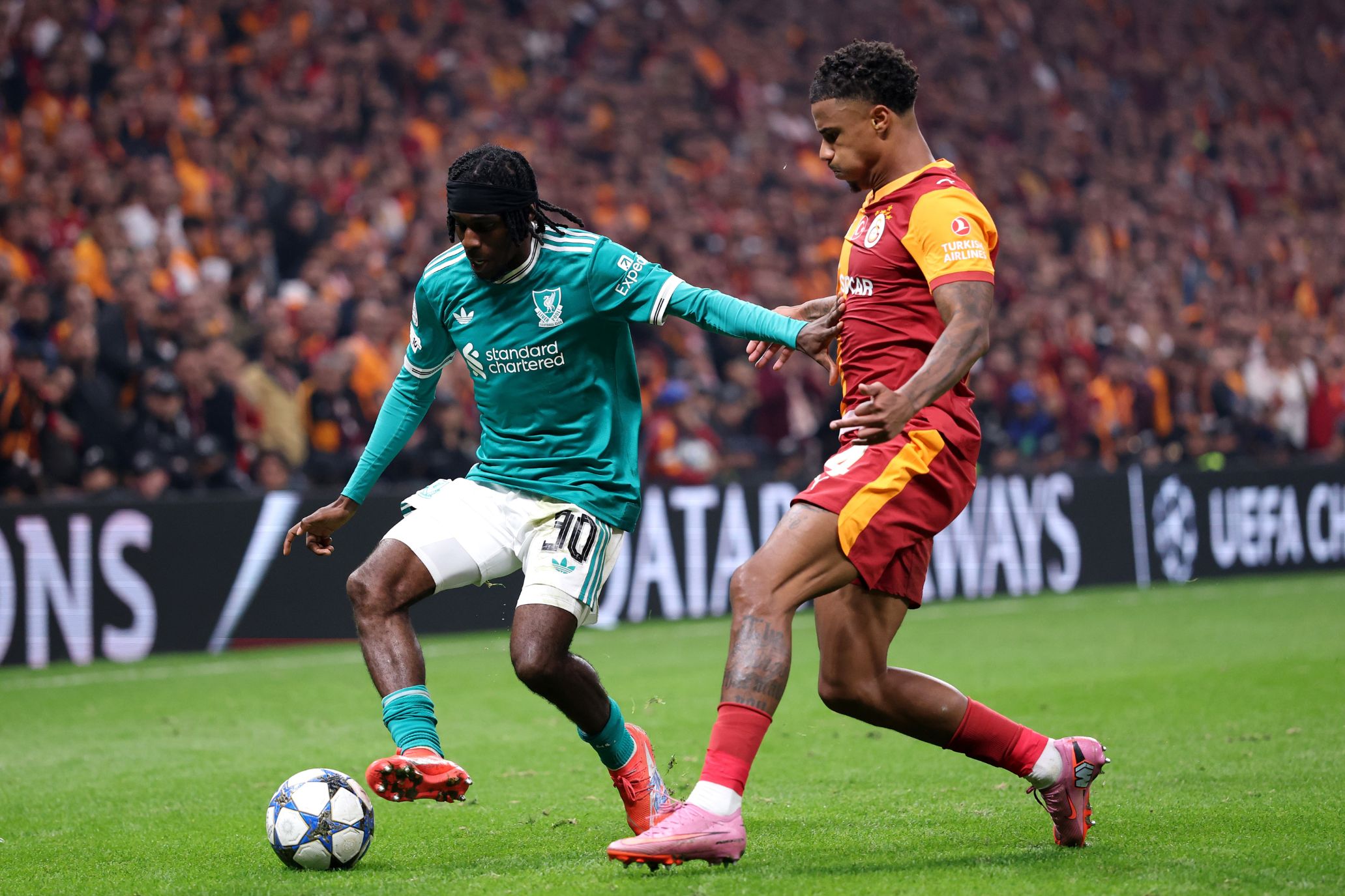 Jeremie Frimpong against Galatasaray
