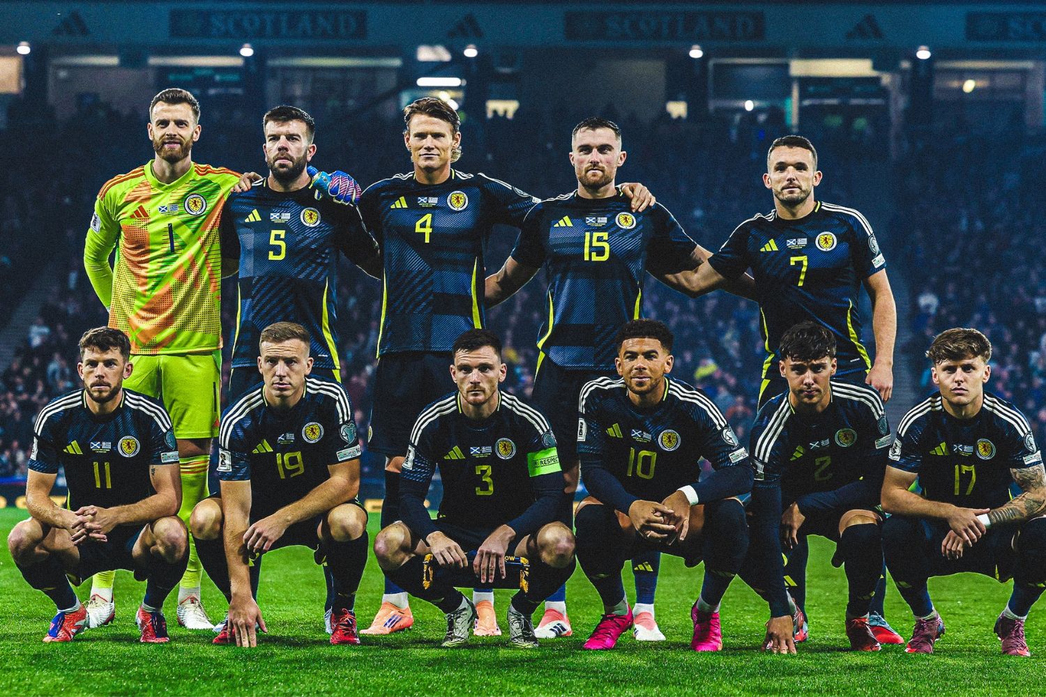 Andy Robertson captains Scotland at Hampden
