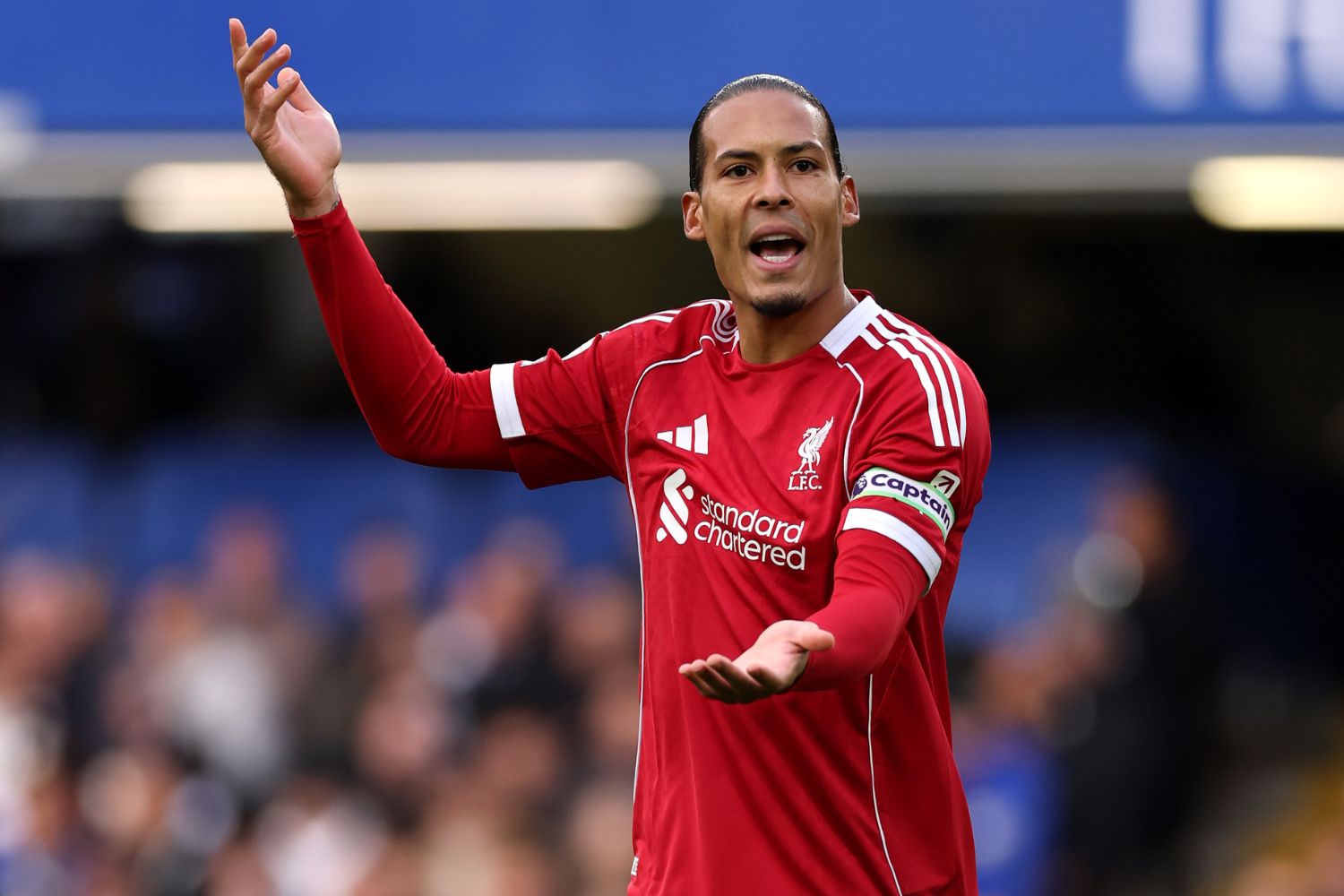 Virgil van Dijk against Chelsea