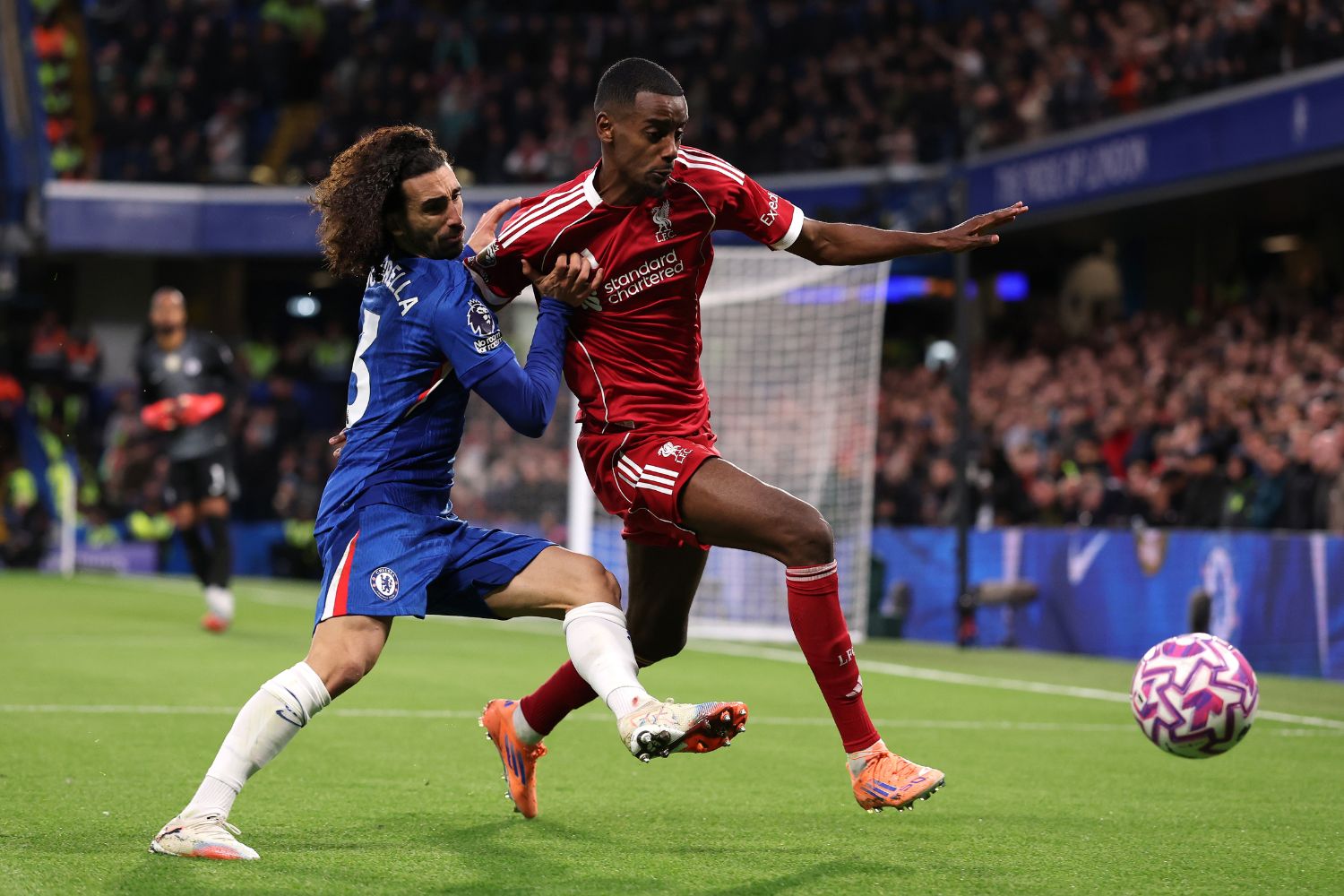 Alexander Isak against Chelsea