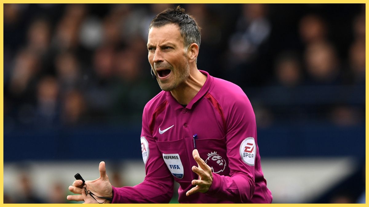 Mark Clattenburg officiates in the Premier League