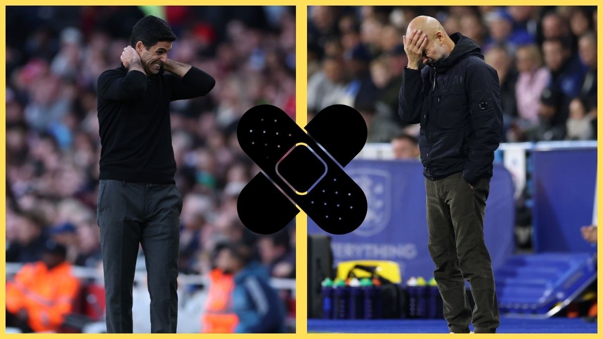 Mikel Arteta and Pep Guardiola injury concerns