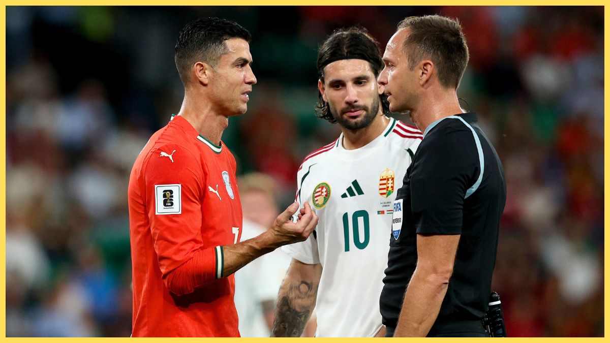 Dominik Szoboszlai and Cristiano Ronaldo