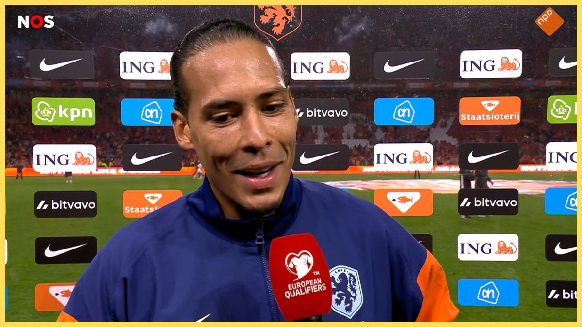 Virgil van Dijk speaks after scoring against Finland