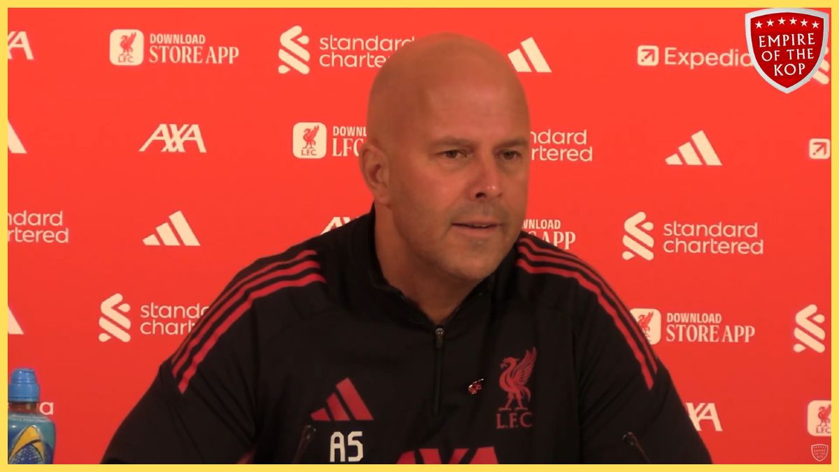 Arne Slot's injury update before Crystal Palace