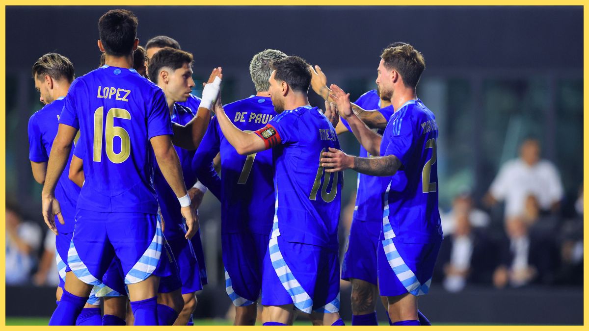 Alexis Mac Allister in action for Argentina