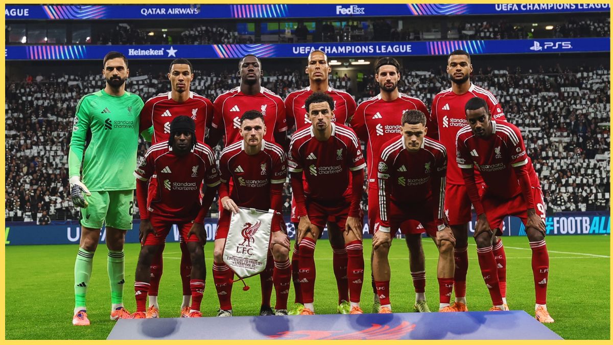 Liverpool line-up against Eintracht Frankfurt