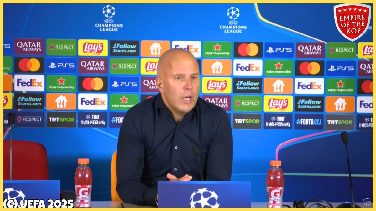 Arne Slot speaks after Galatasaray