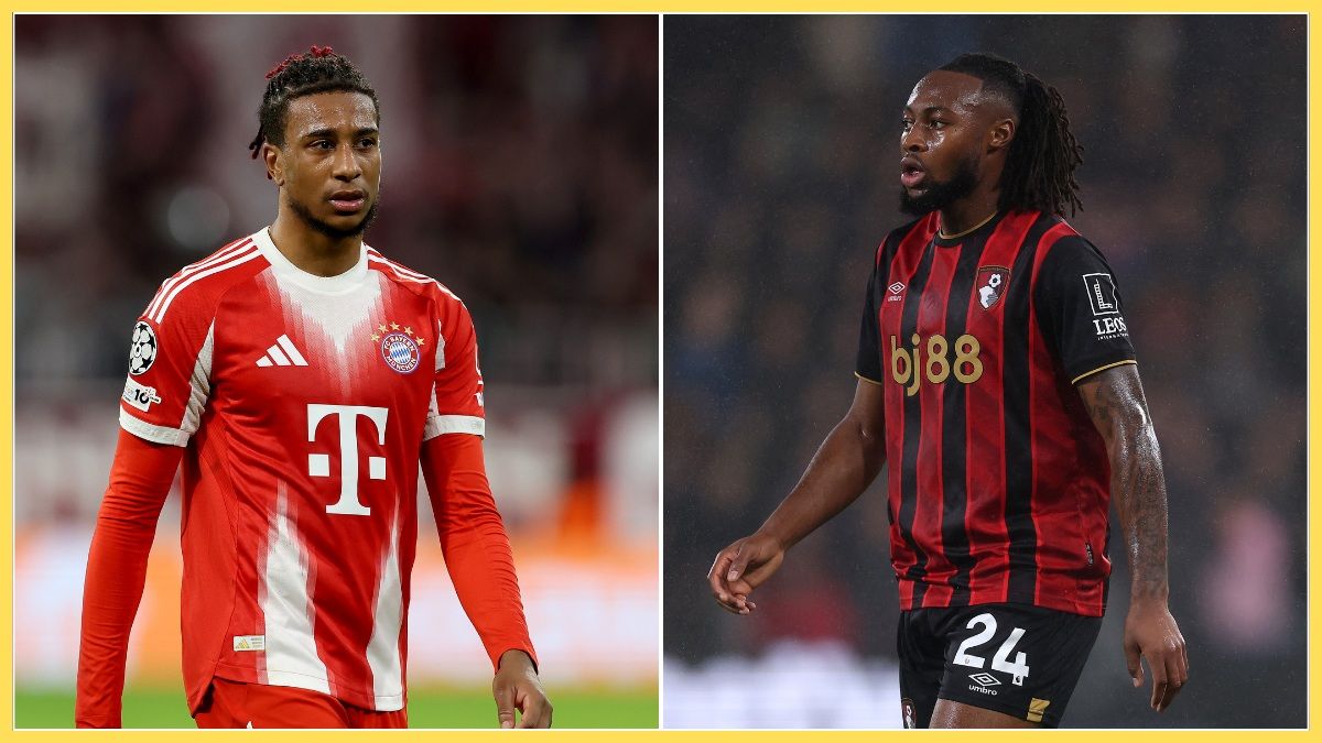 Michael Olise and Antoine Semenyo pictured in action.