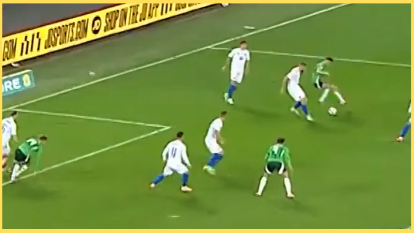 Conor Bradley bamboozled Slovakia with one outrageous piece of skill