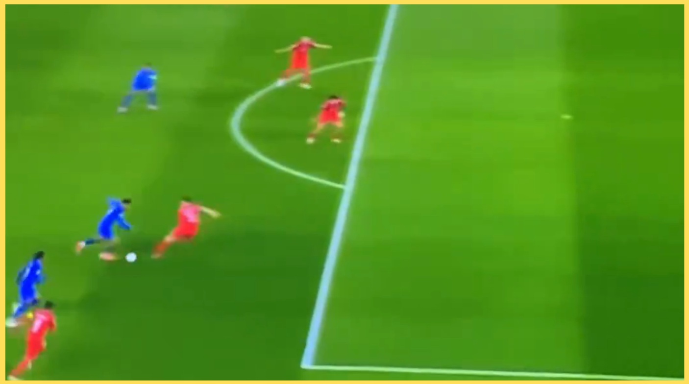 Hugo Ekitike almost netted his first goal for France on Friday night