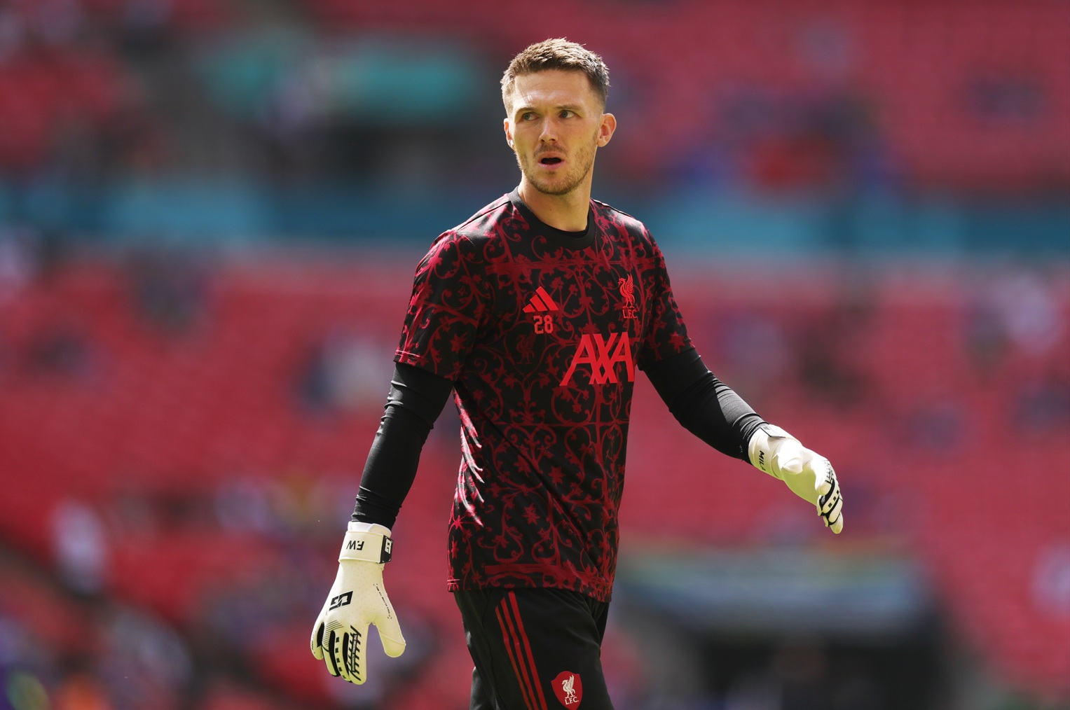 Freddie Woodman is expected to make his official Liverpool debut against Crystal Palace on Wednesday