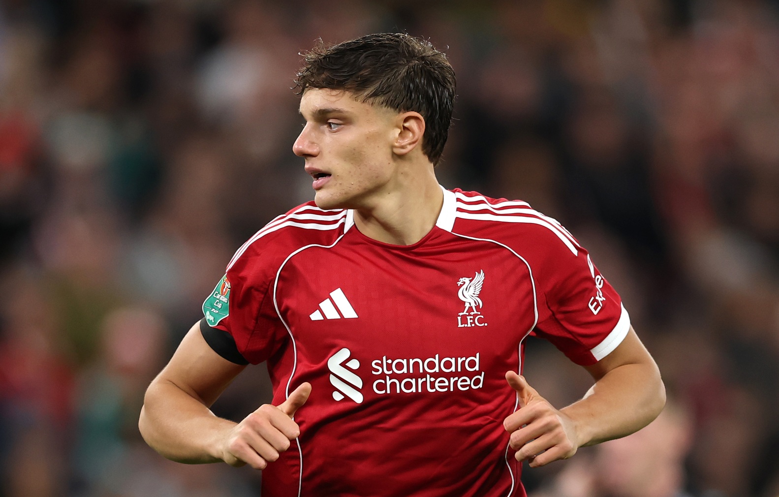 Giovanni Leoni will be ruled out for at least 12 months after tearing his ACL