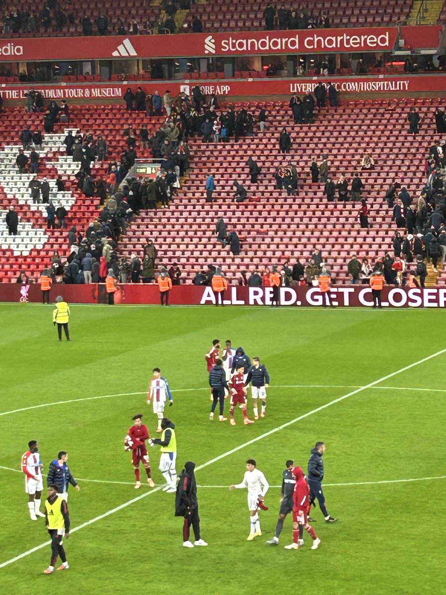 Joe Gomez was speaking with Marc Guehi immediately after Liverpool's defeat to Crystal Palace