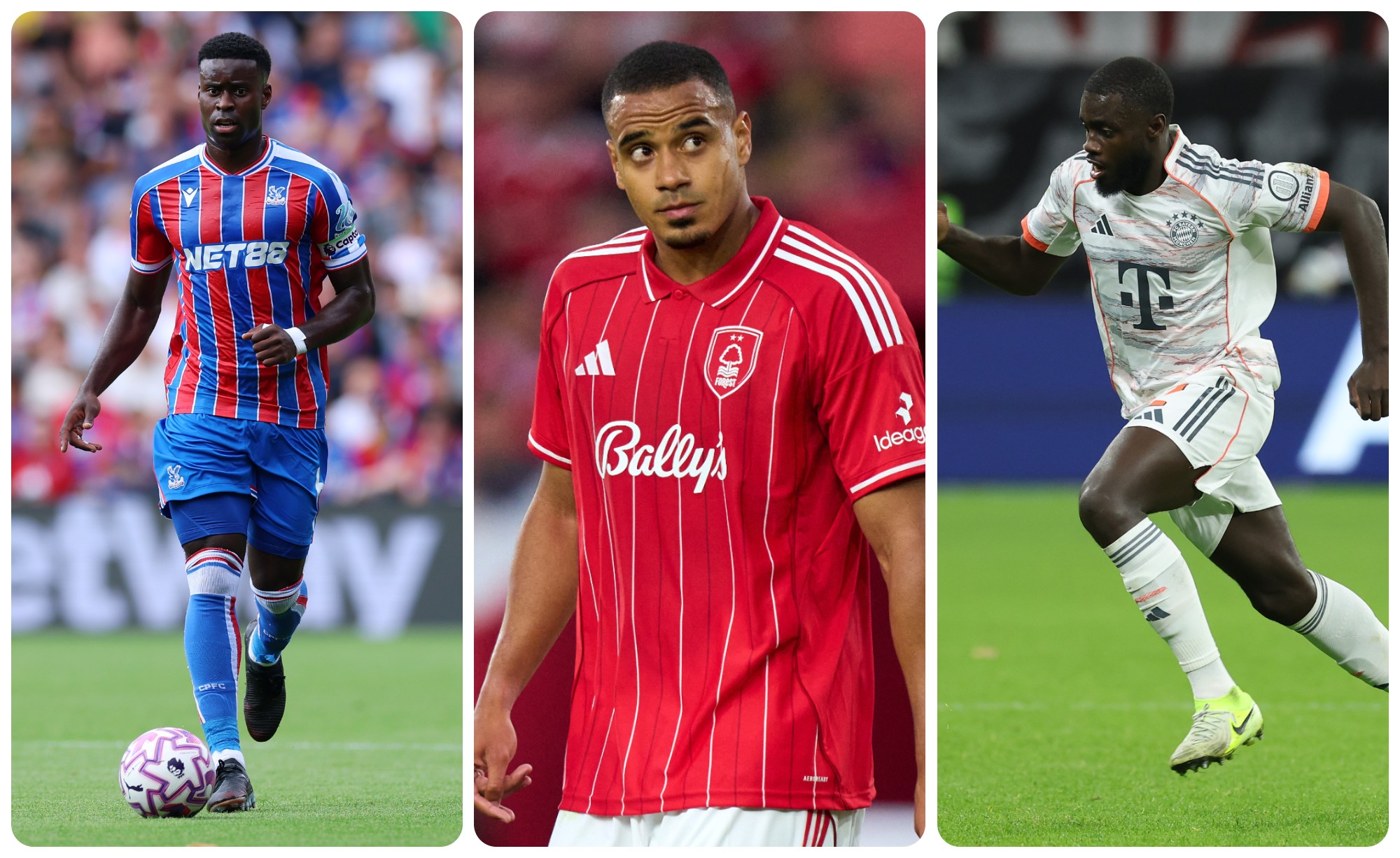 Marc Guehi, Murillo and Dayot Upamecano are all reported transfer targets for Liverpool in 2026