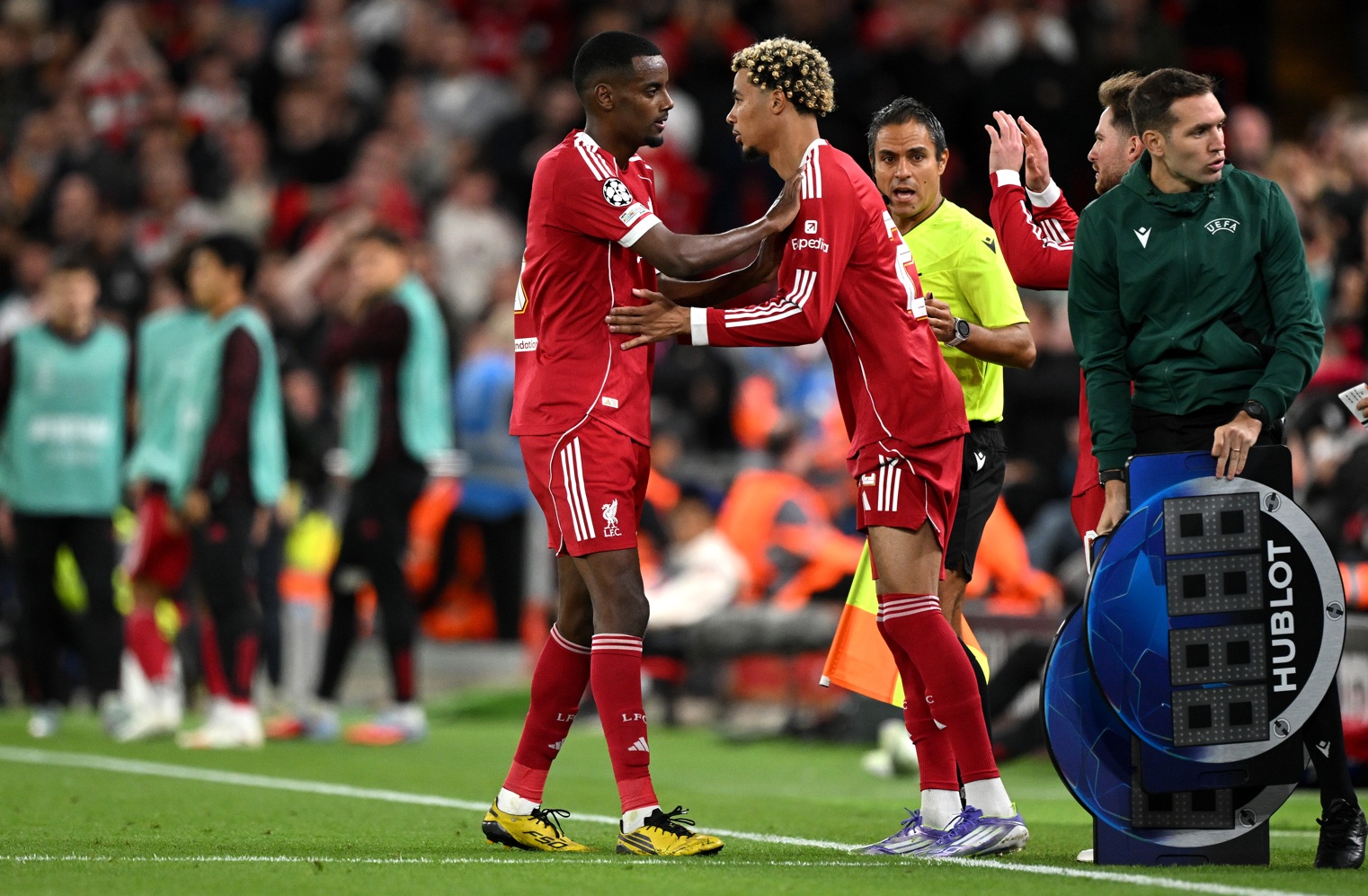 Alexander Isak and Hugo Ekitike have rarely played together in the same Liverpool side