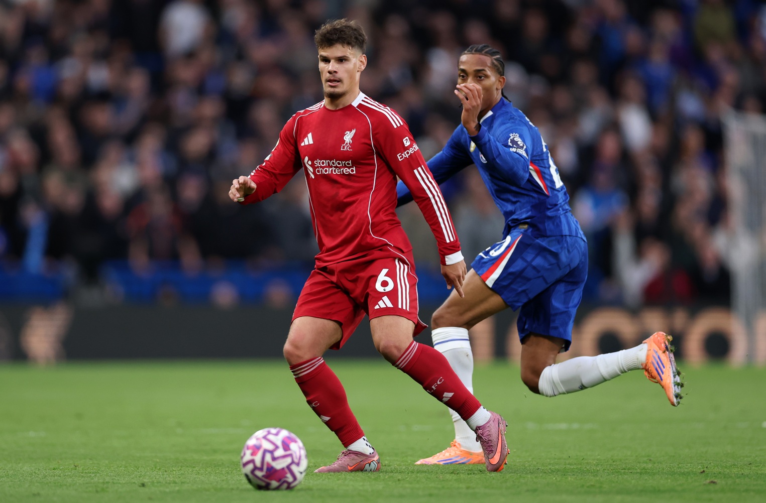 Milos Kerkez was substituted after just 55 minutes in Liverpool's defeat to Chelsea