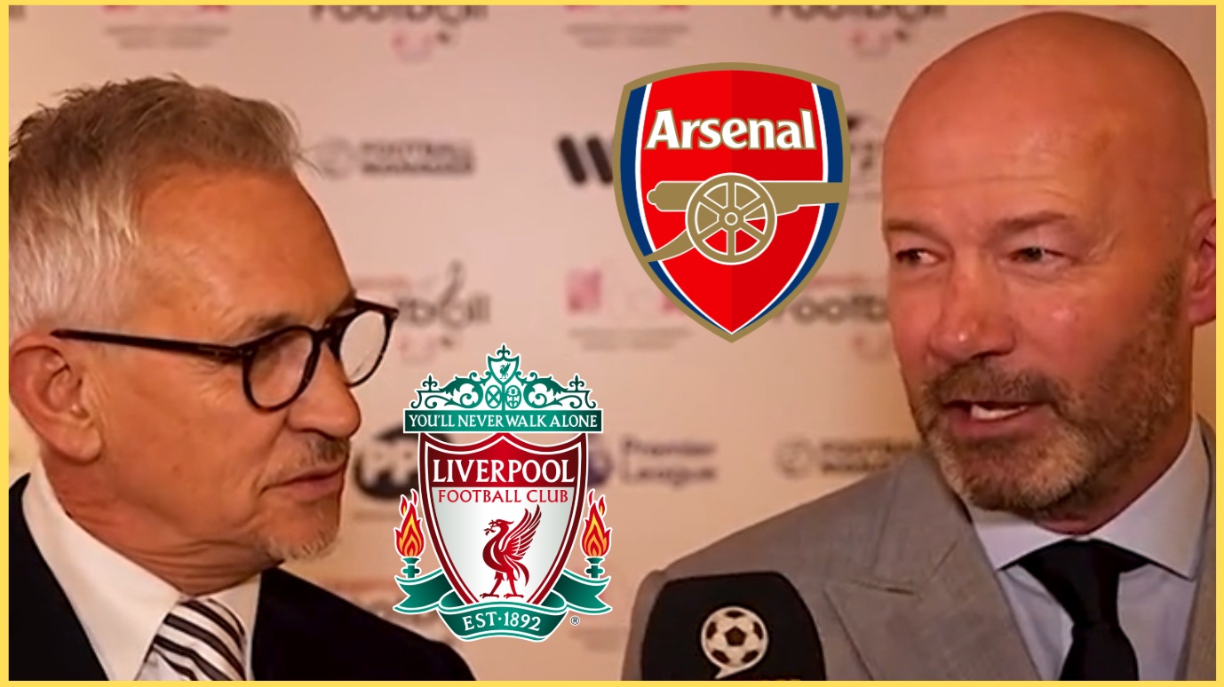 Gary Lineker and Alan Shearer are both swaying towards Arsenal in the Premier League title race