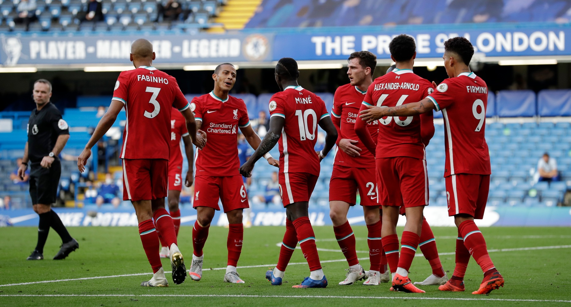 Liverpool's most recent win at Stamford Bridge came in September 2020