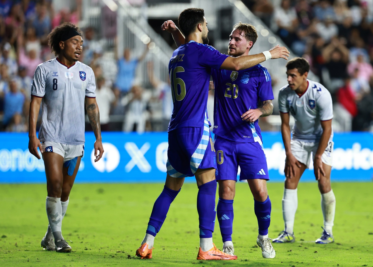 Alexis Mac Allister scored twice in Argentina's 6-0 win over Puerto Rico in midweek