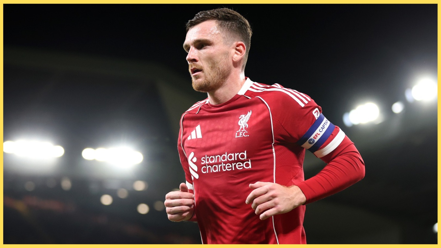 Andy Robertson has just eight months remaining on his contract at Liverpool