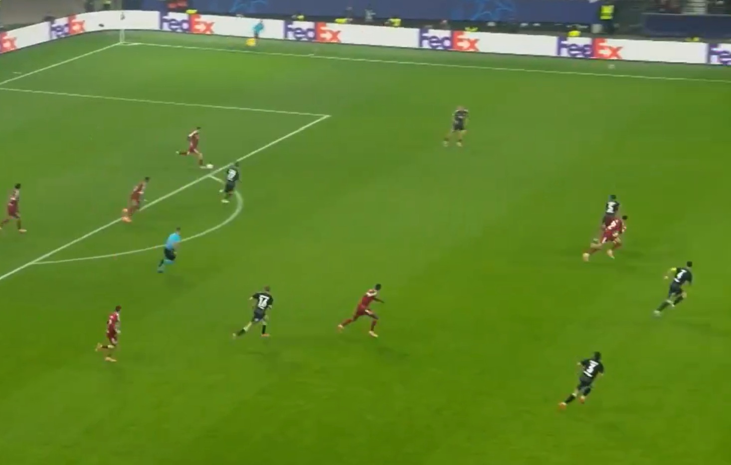 Andy Robertson picked out Hugo Ekitike with a majestic long-range pass