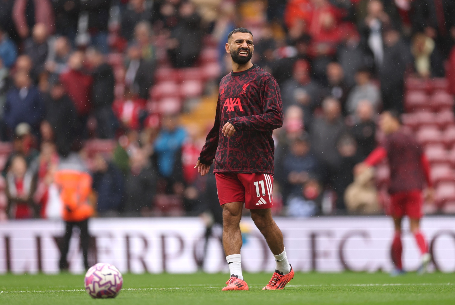 Mo Salah has scored just three times in his first 10 games for Liverpool this season