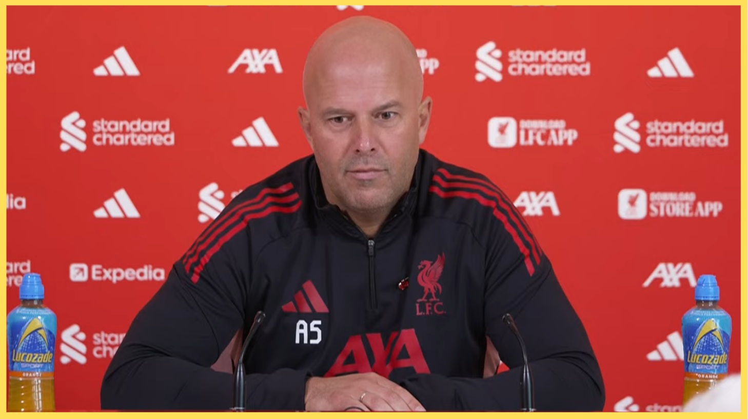 Arne Slot was surprised to be asked about his contract in Friday's press conference