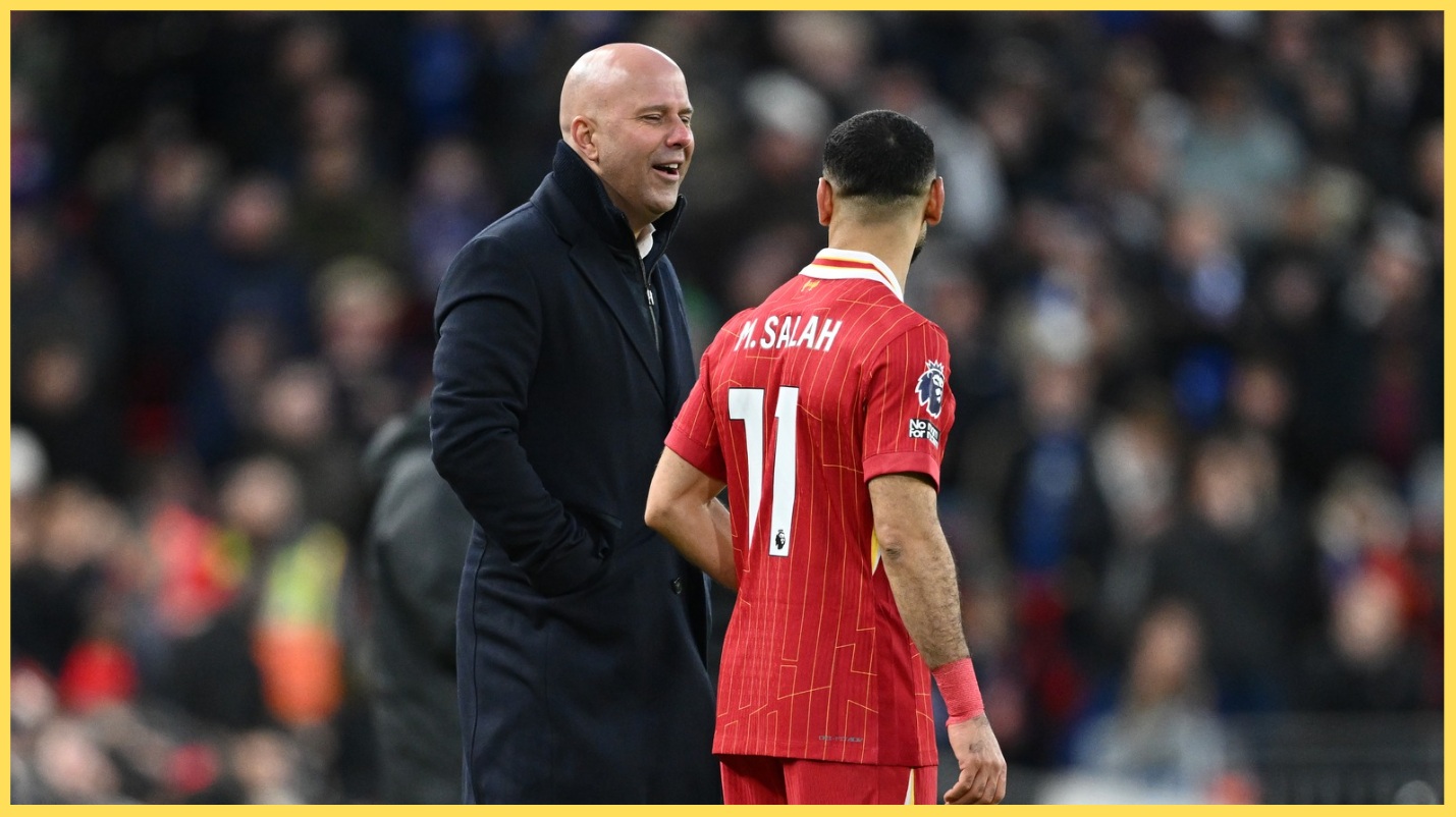 Arne Slot vehemently defended Mo Salah amid the Egyptian's slump in form