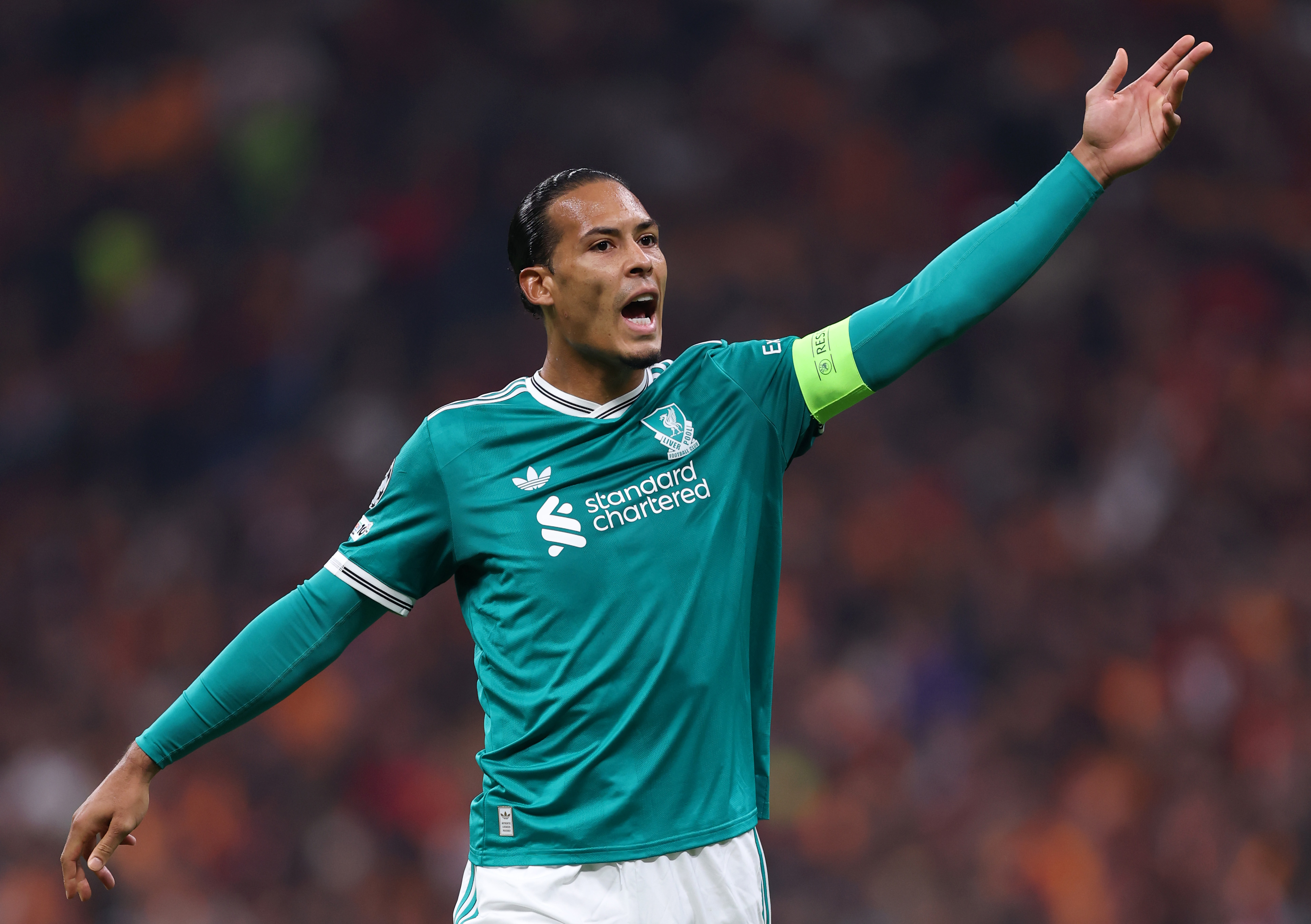 Virgil van Dijk has called for calm after Liverpool lost to Galatasaray on Tuesday