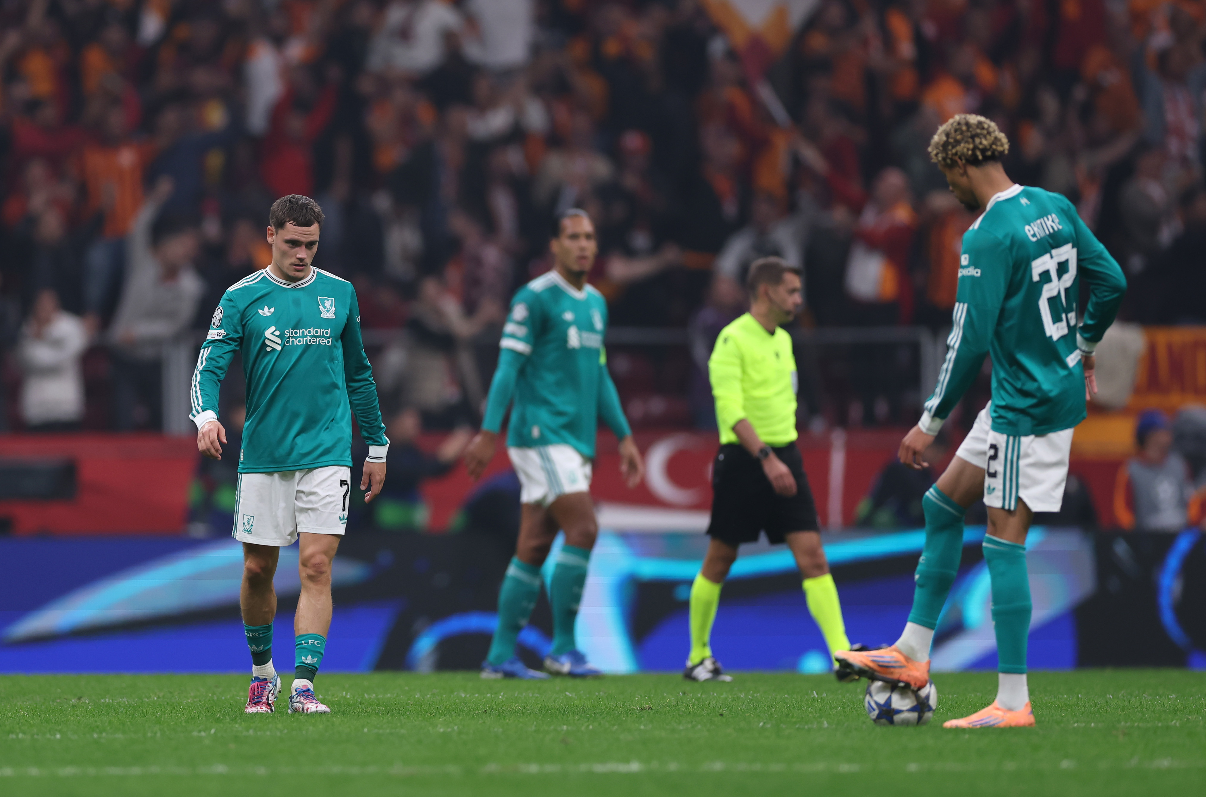 Liverpool fell to defeat against Galatasaray on Tuesday night