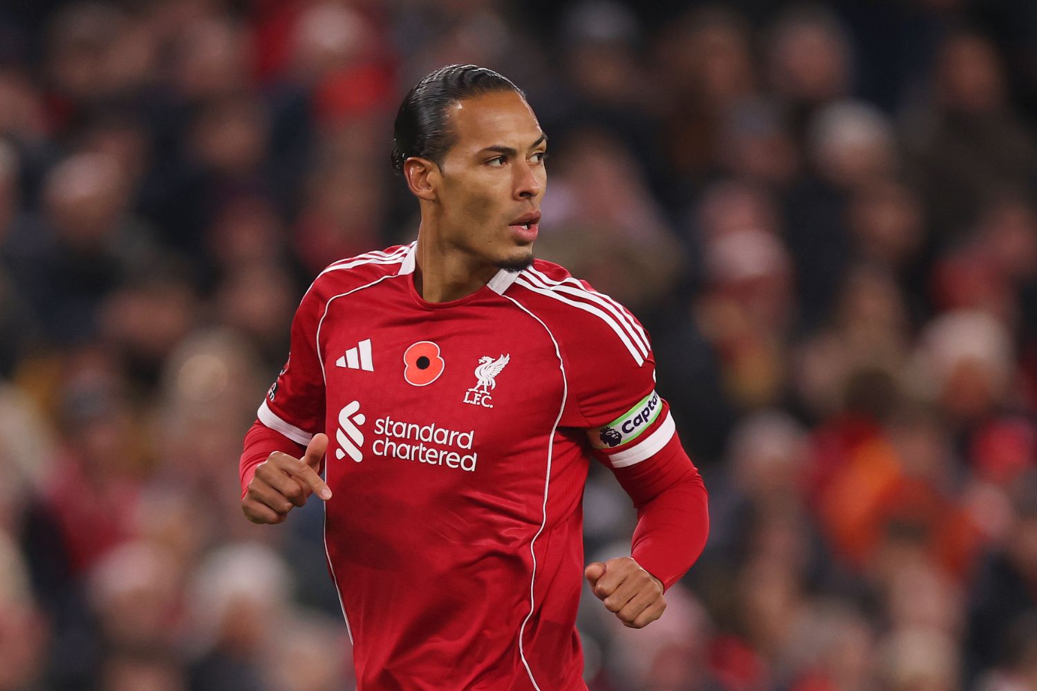 Virgil van Dijk against Aston Villa