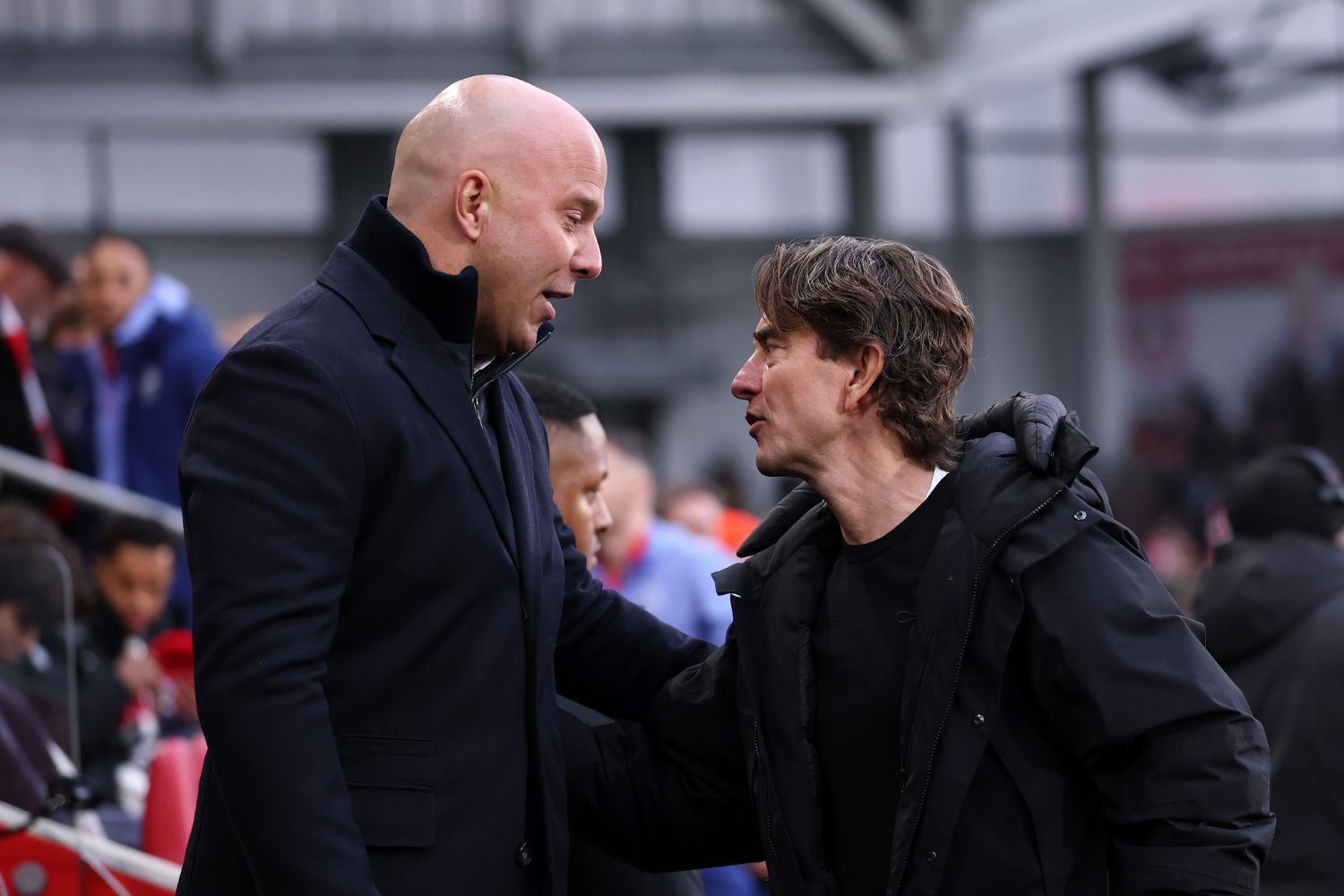 Arne Slot and Thomas Frank