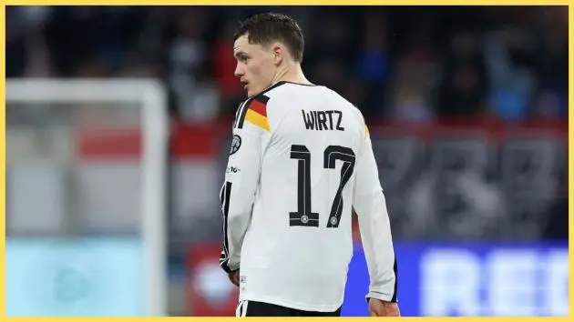 Florian Wirtz of Germany against Luxembourg