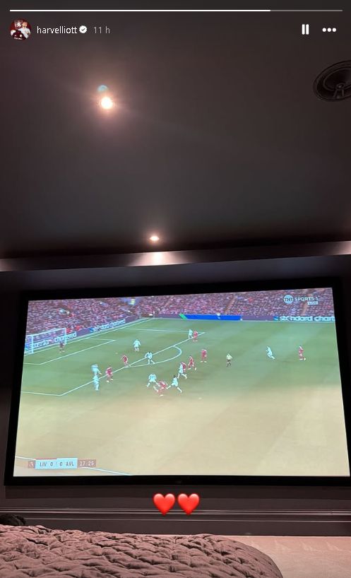 Screenshot of Liverpool vs Aston Villa match.