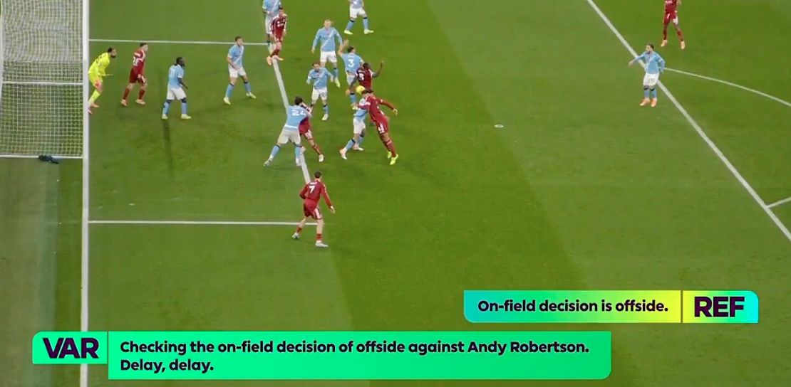 Virgil van Dijk's goal was ruled out controversially